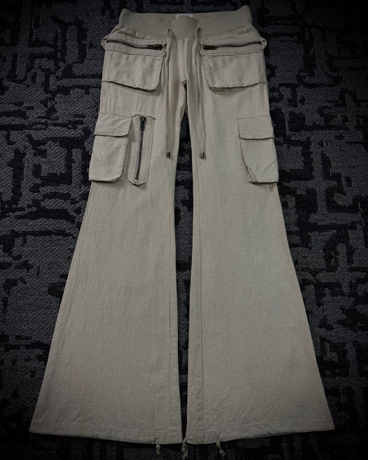 GOA Multi Zip Flared Cargo Pants