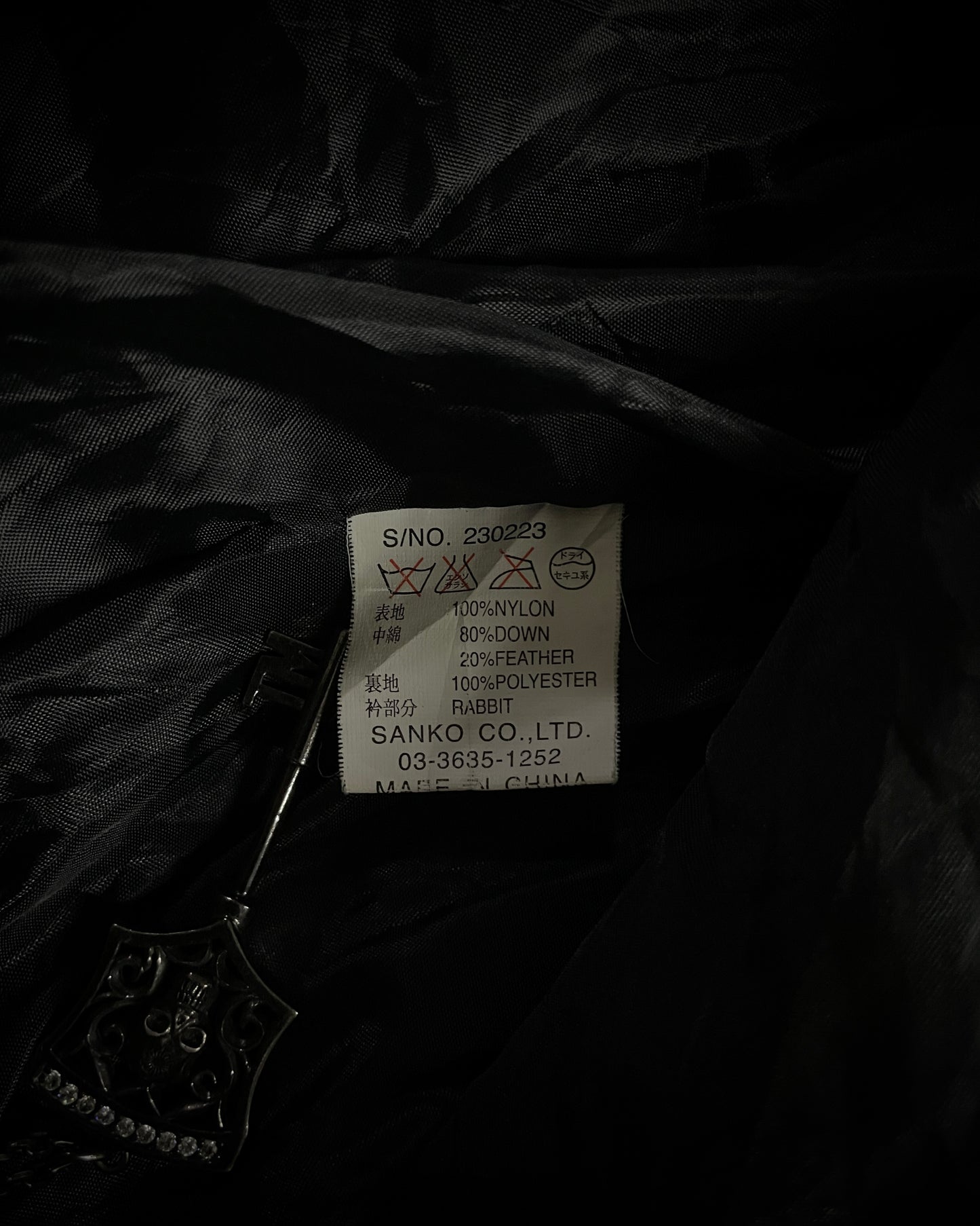 Jackrose Rabbit Fur Down Puffer Jacket