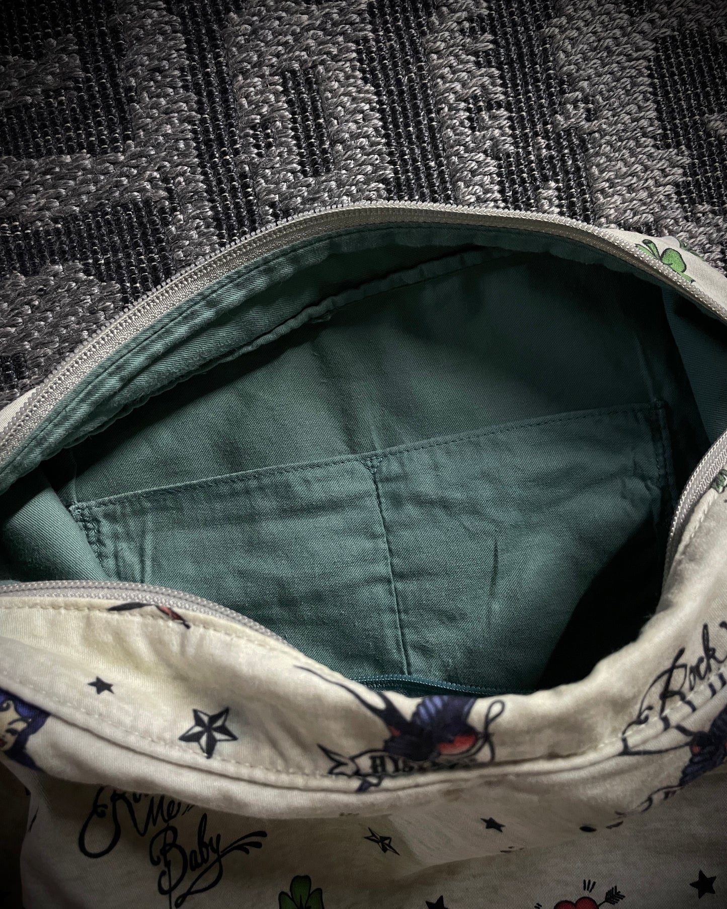 Hysteric Glamor Tattoo Print Shoulder Bag