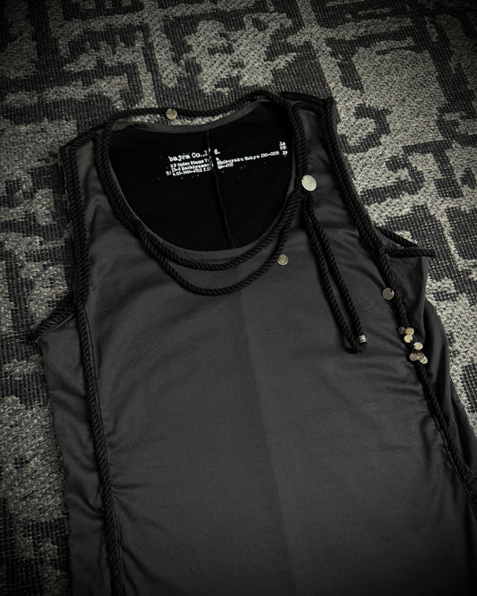 Bajra Asymmetrical Rope Detail Tank Top