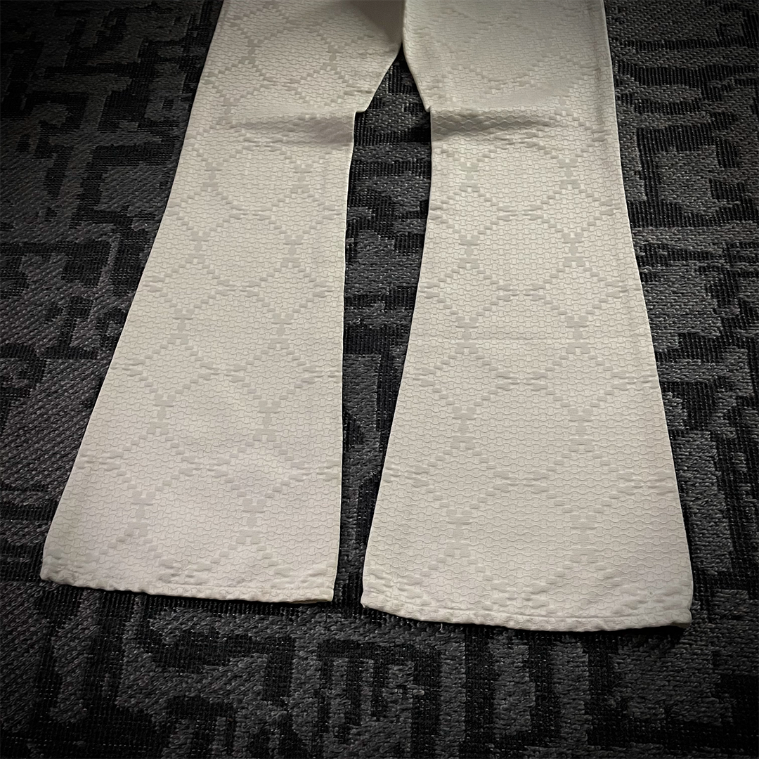 Morgan Homme Embossed Flared Pants