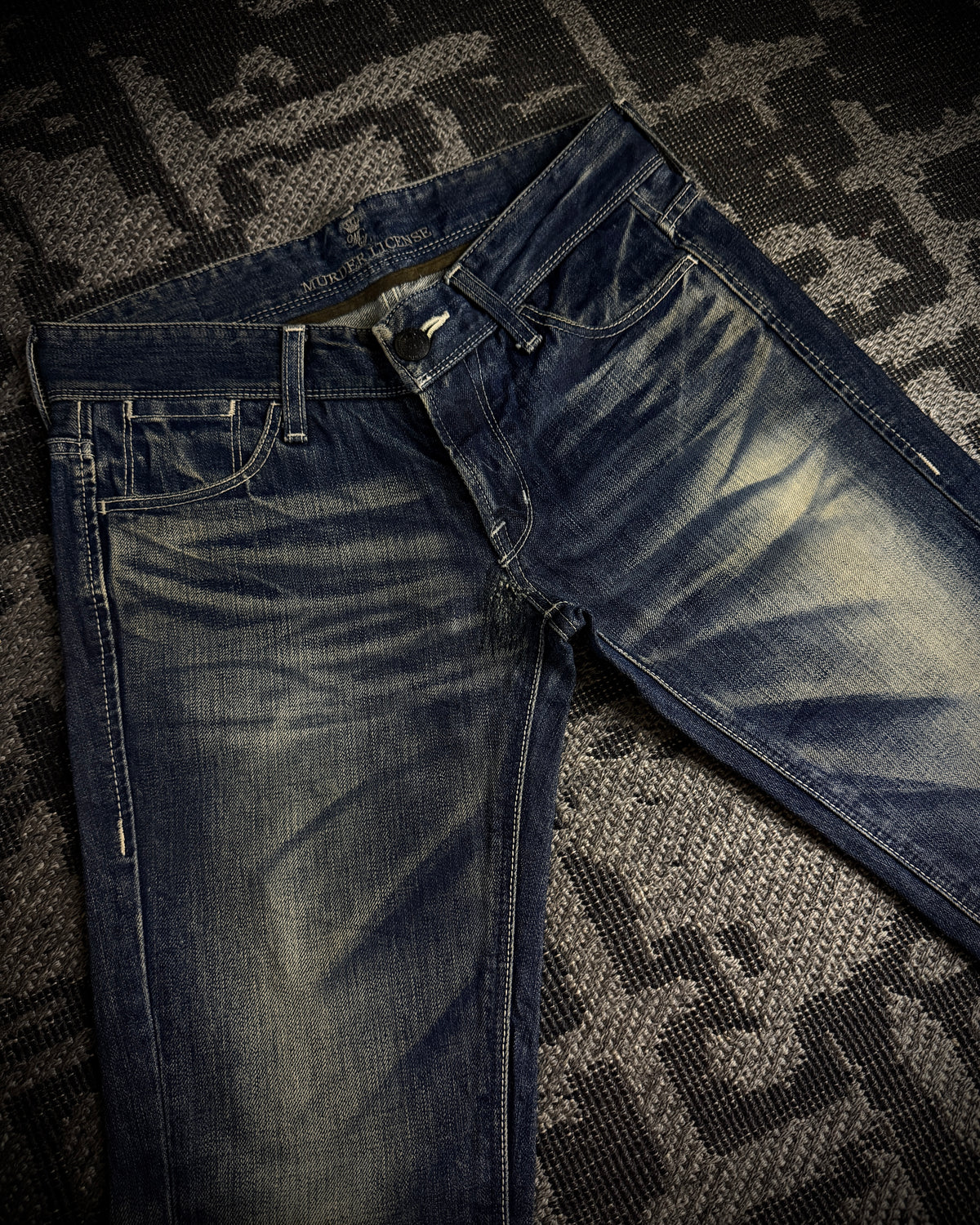 Murder License Whiskered Boot Cut Jeans