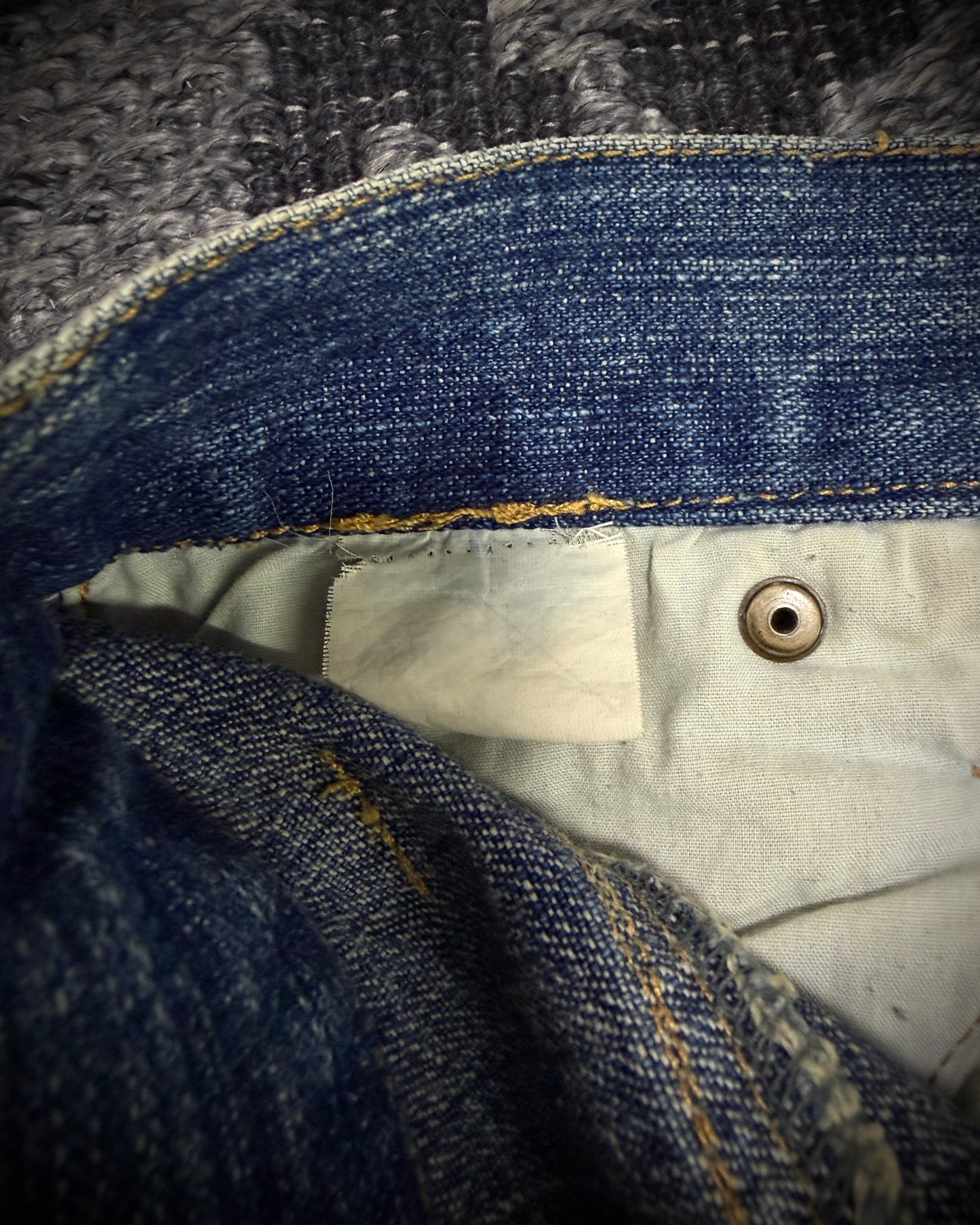 In The Attic Dirty Distressed Multi-Zip Bootcut Denim