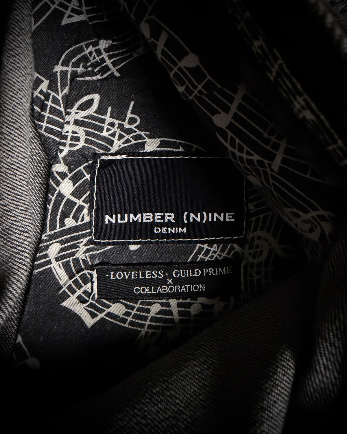 Number (N)ine × Loveless Guild Prime Distressed Jeans