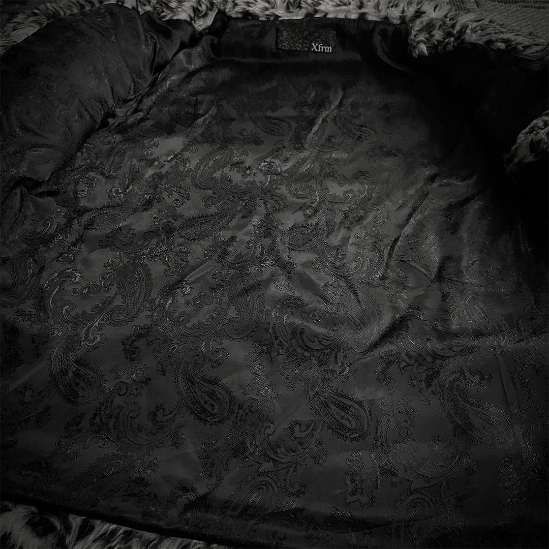 Xfrm White Leopard Fur 2 Way Jacket