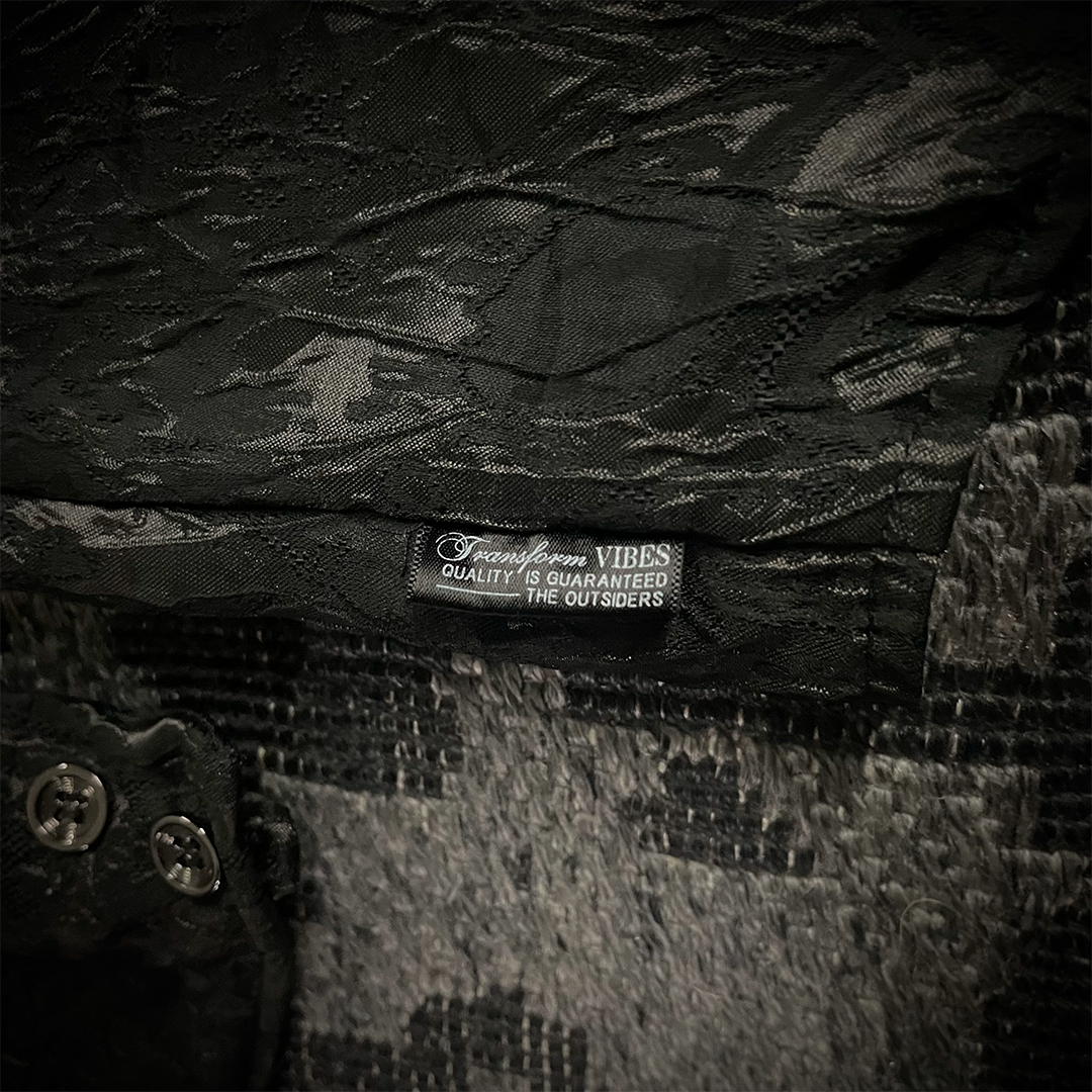 Xfrm Metallic Knit Fabric Shirt