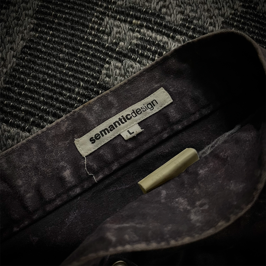 Semantic Design Tie Dye Flared Pants