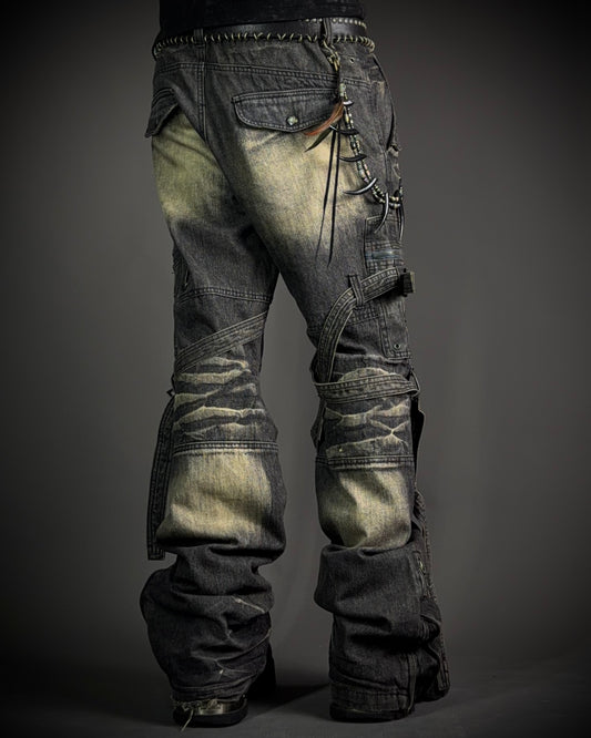 TopIsm Heavy Whiskered Utility Jeans
