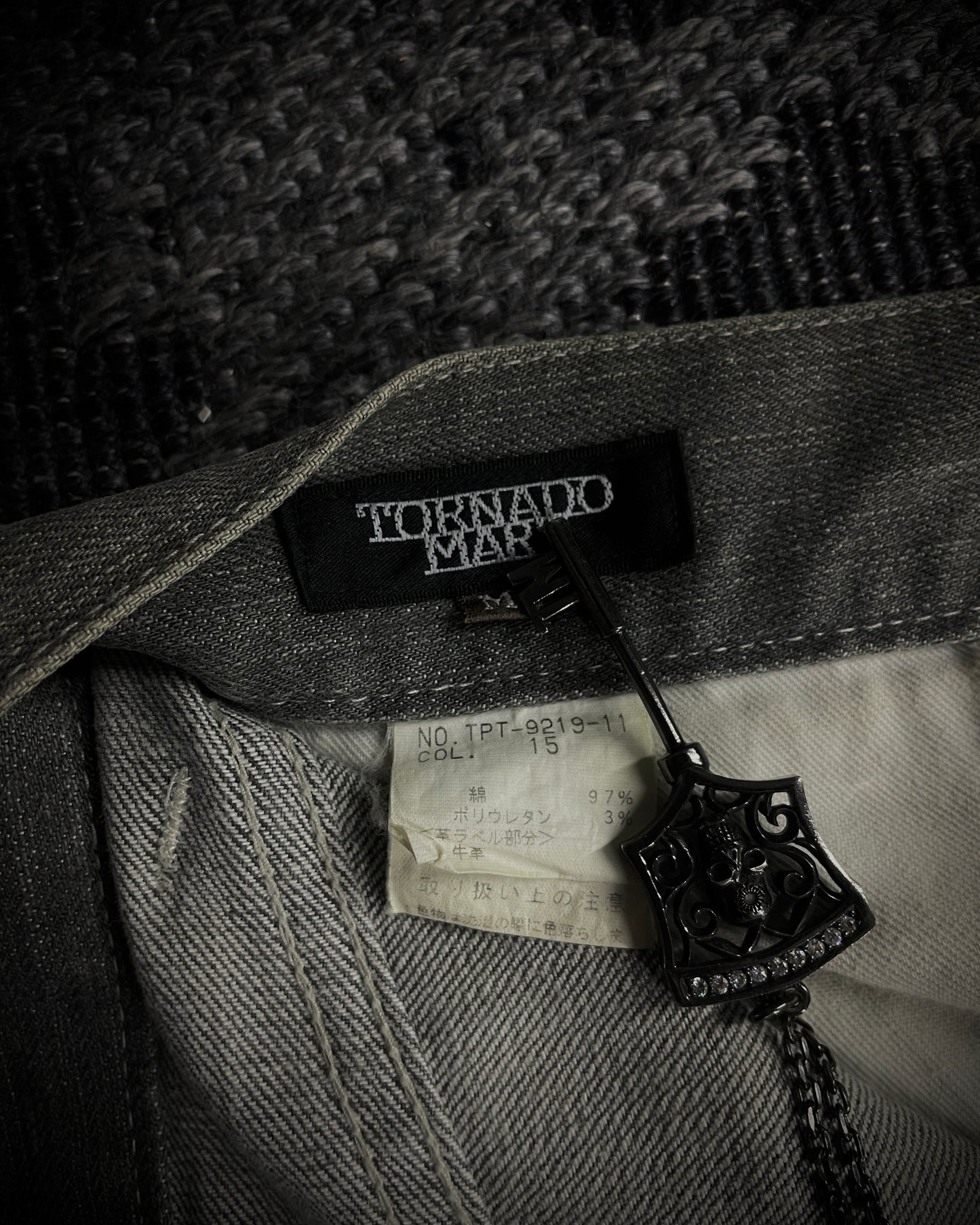 Tornado Mart Clawmask Gray Boot Cut Jeans
