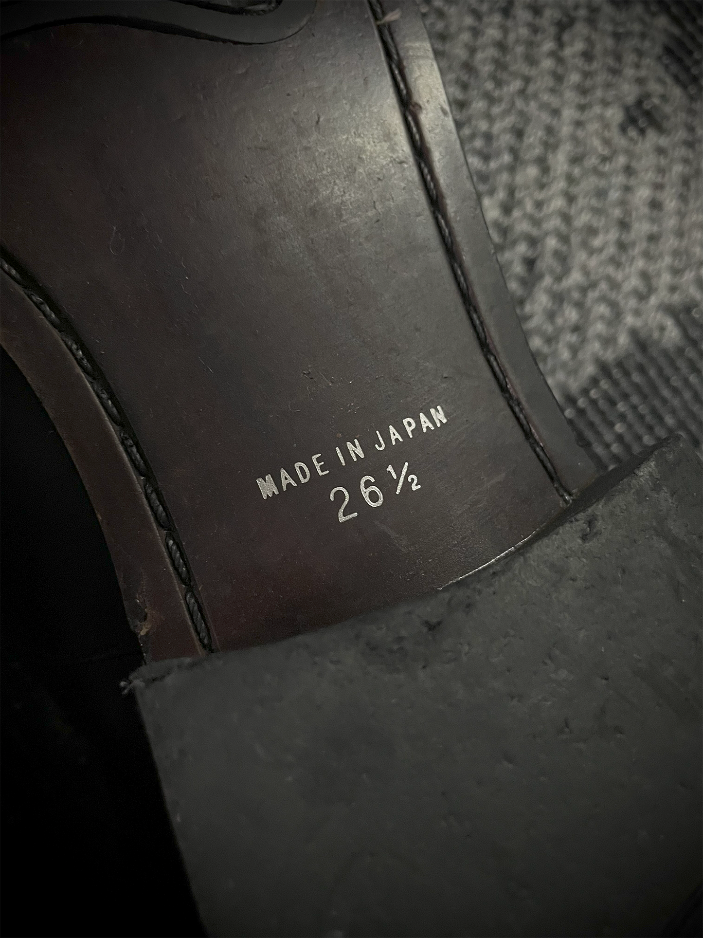 Junko Shimada JS Homme Leather Shoes Black