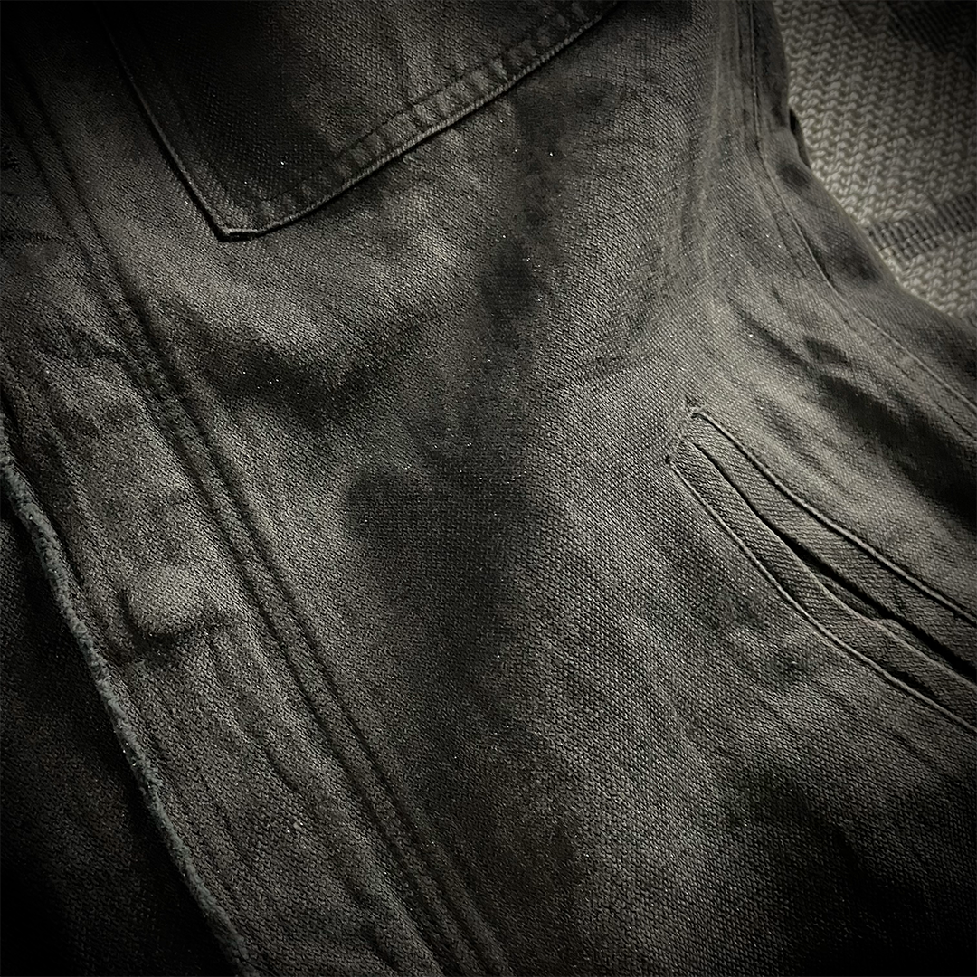 Custom Culture Glitter Distressed Denim Jacket