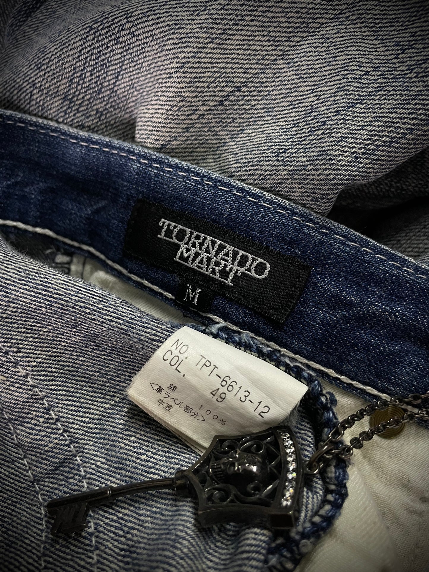 Tornado Mart Tribal Flared Jeans (M)