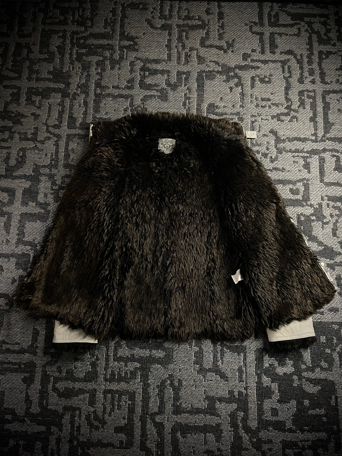 Unstable 2000's Japanese Worn Out Fur Jacket