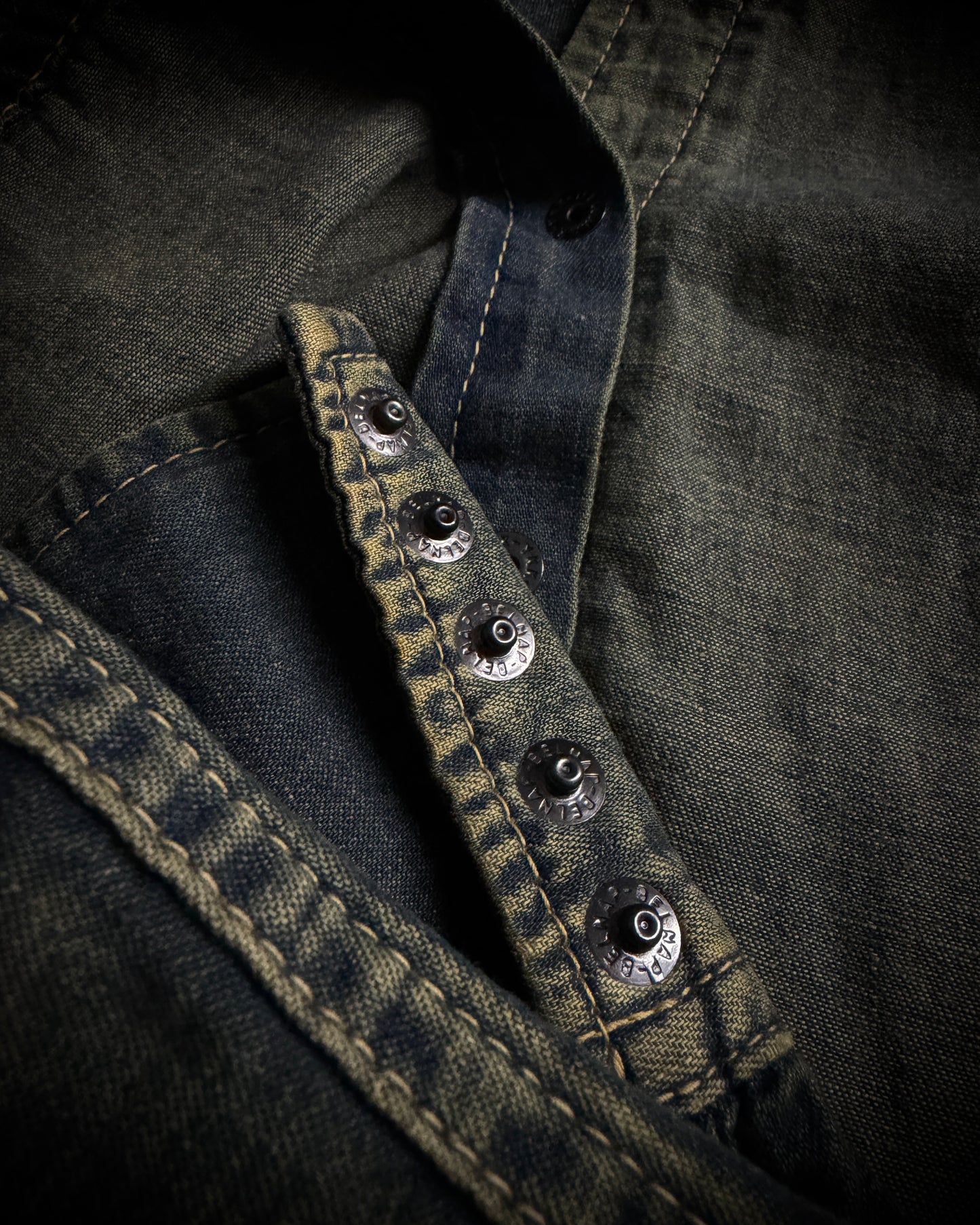LED RECHWE Vintage Washed Western Shirt
