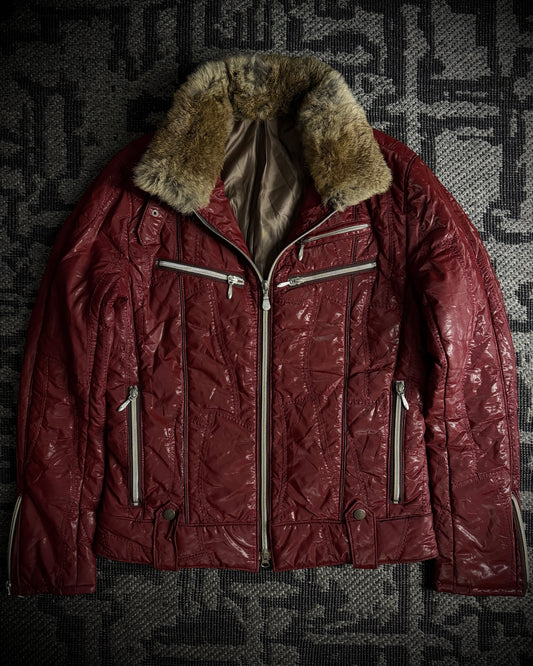 Tornado Mart Puffer Rabbit Fur Jacket