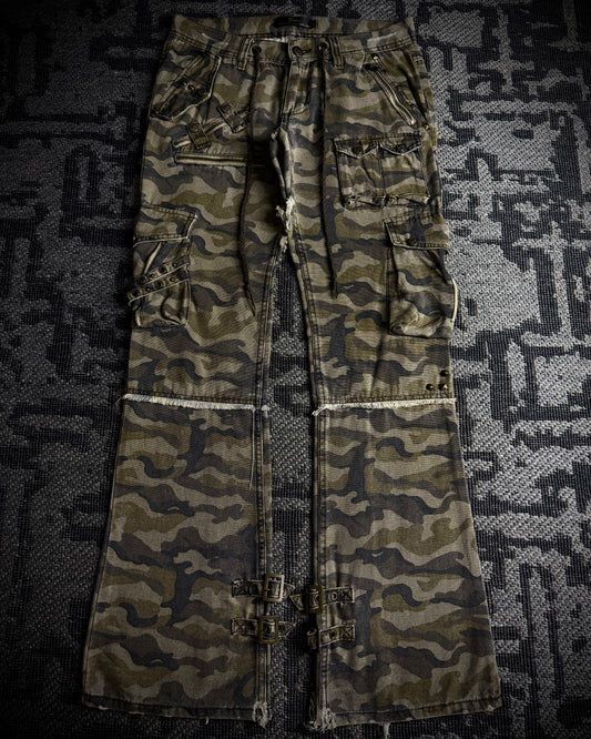 Midas Olive Camo Utility Cargo Pants