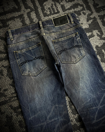 Midas 9 Blood Washed Bootcut Jeans