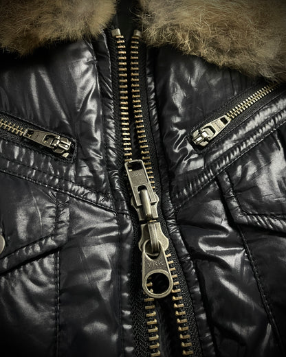 Jackrose Rabbit Fur Down Puffer Jacket