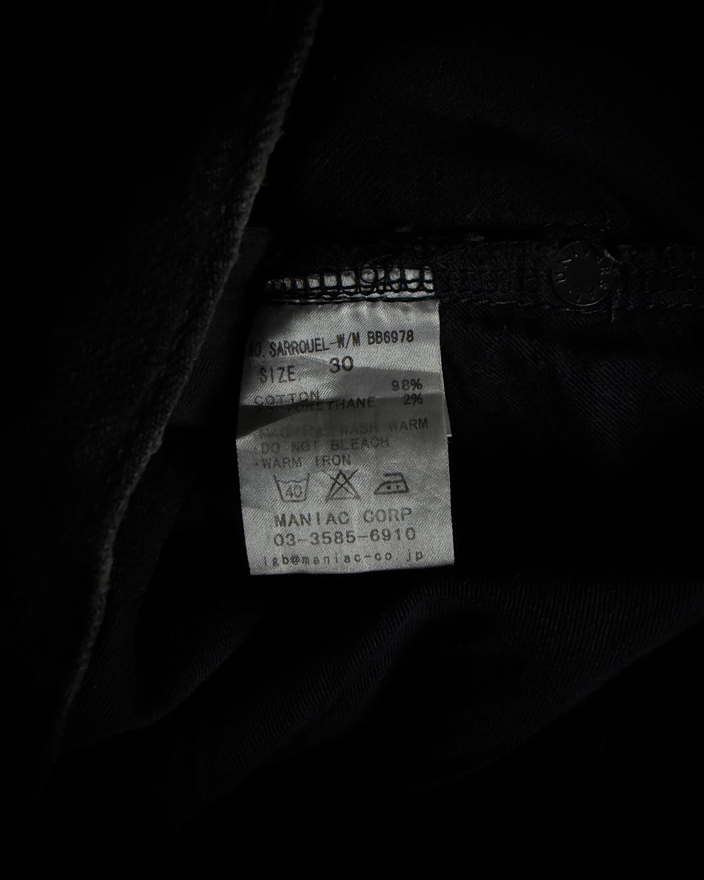 LGB Waxed Distressed Sarrouel Denim