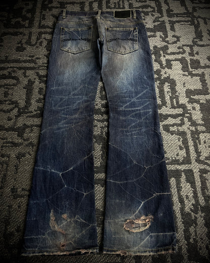 Midas 9 Blood Washed Bootcut Jeans
