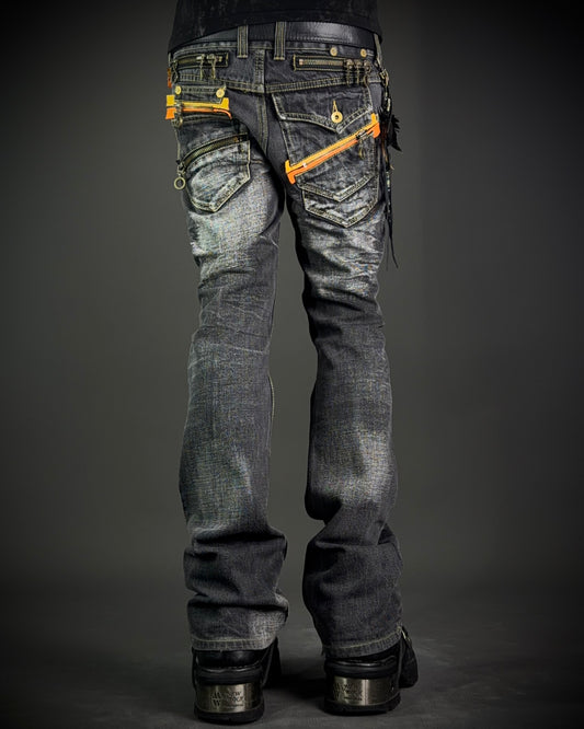 Semantic Design Multi Zip Bootcut Denim