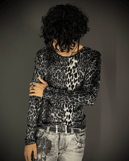 Xfrm White Leopard Long Sleeve
