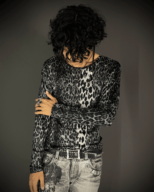 Xfrm White Leopard Long Sleeve