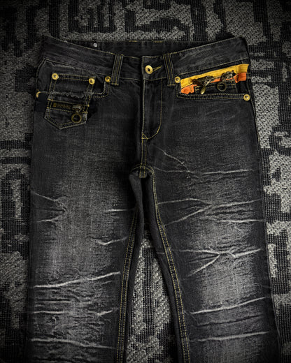 Semantic Design Multi Zip Bootcut Denim