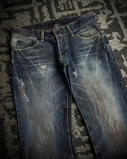Midas 9 Blood Washed Bootcut Jeans
