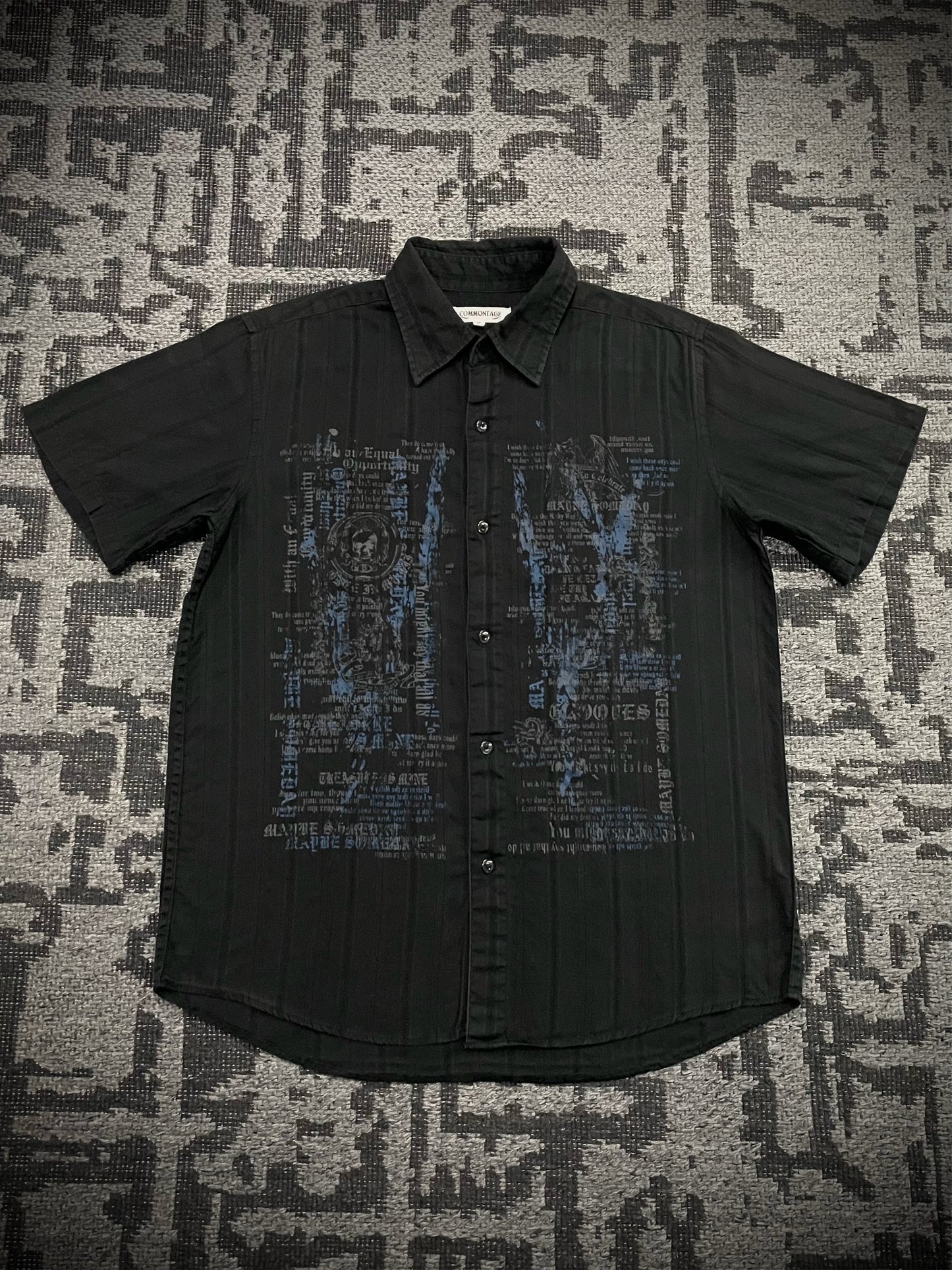 Commontage Poem Black Shirt
