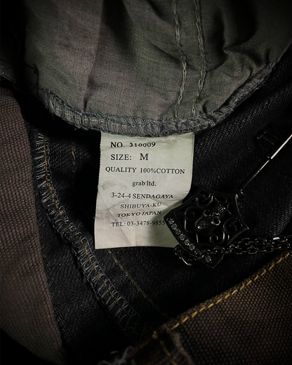 Midas Mud Washed Camo Double Waisted Lace-Up Flared Denim