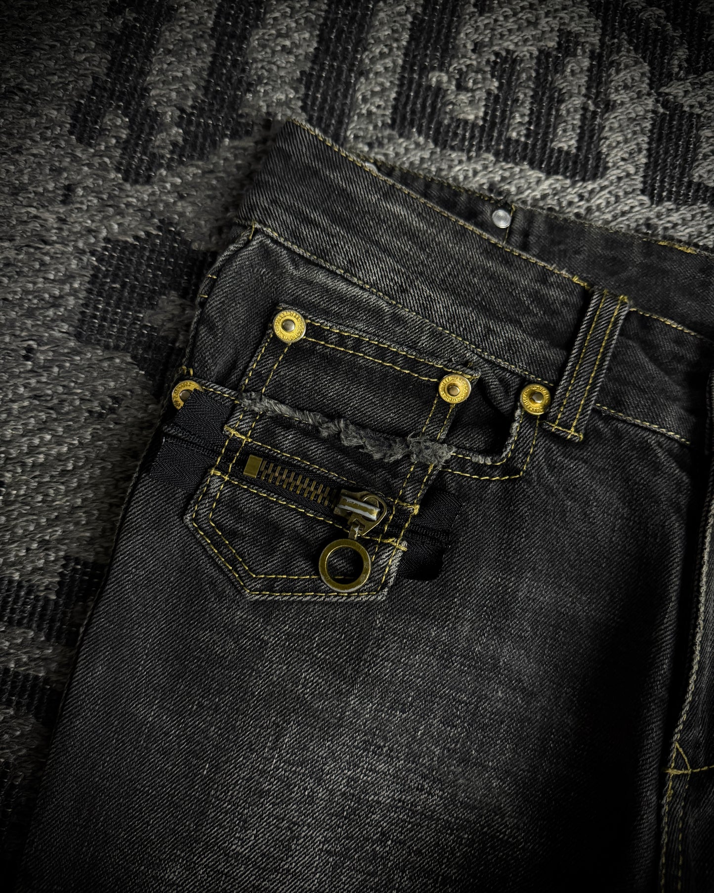 Semantic Design Multi Zip Bootcut Denim