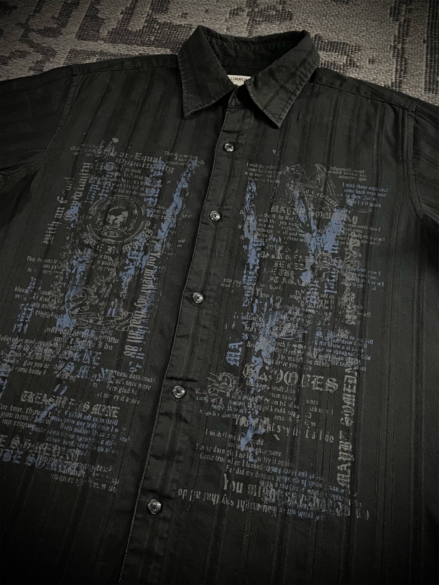 Commontage Poem Black Shirt