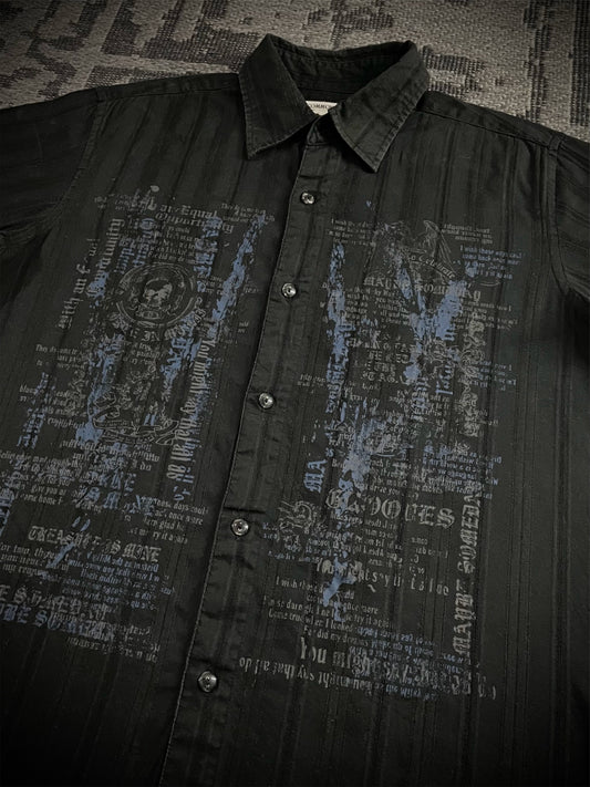 Commontage Poem Black Shirt