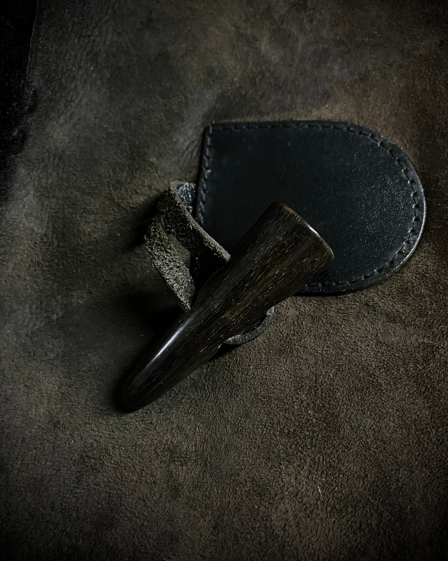 (For offer)Burberry Sample AW05 Brown Suede & Black Shearling Sleeveless Vest