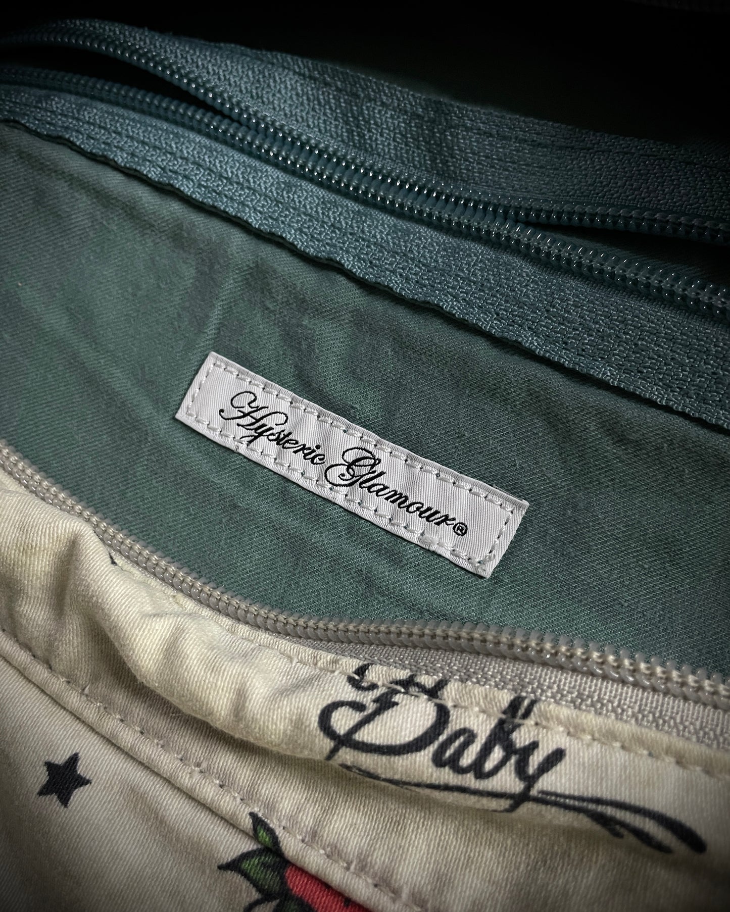 Hysteric Glamor Tattoo Print Shoulder Bag