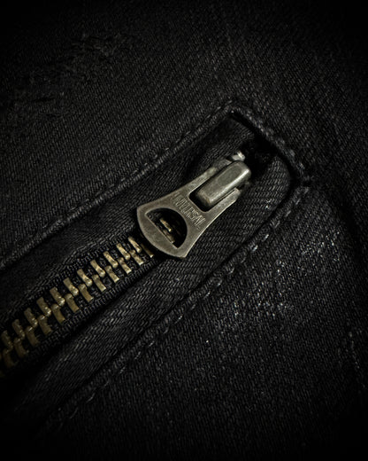 LGB Waxed Distressed Sarrouel Denim
