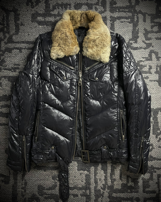 Jackrose Rabbit Fur Down Puffer Jacket