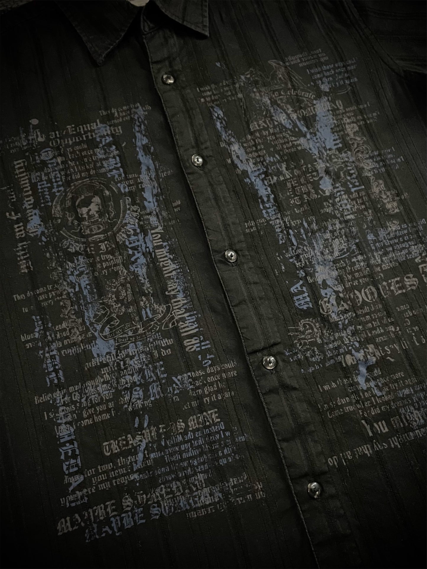 Commontage Poem Black Shirt