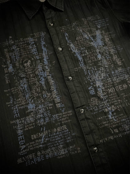 Commontage Poem Black Shirt