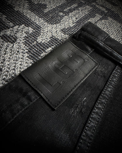 LGB Waxed Distressed Sarrouel Denim