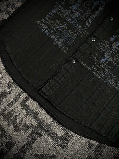 Commontage Poem Black Shirt