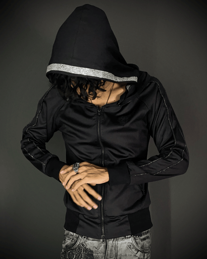 Midas Crystal-embellished Bono Hoodie
