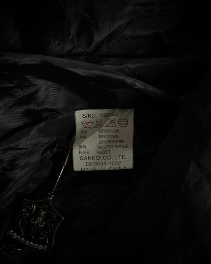 Jackrose Rabbit Fur Down Puffer Jacket