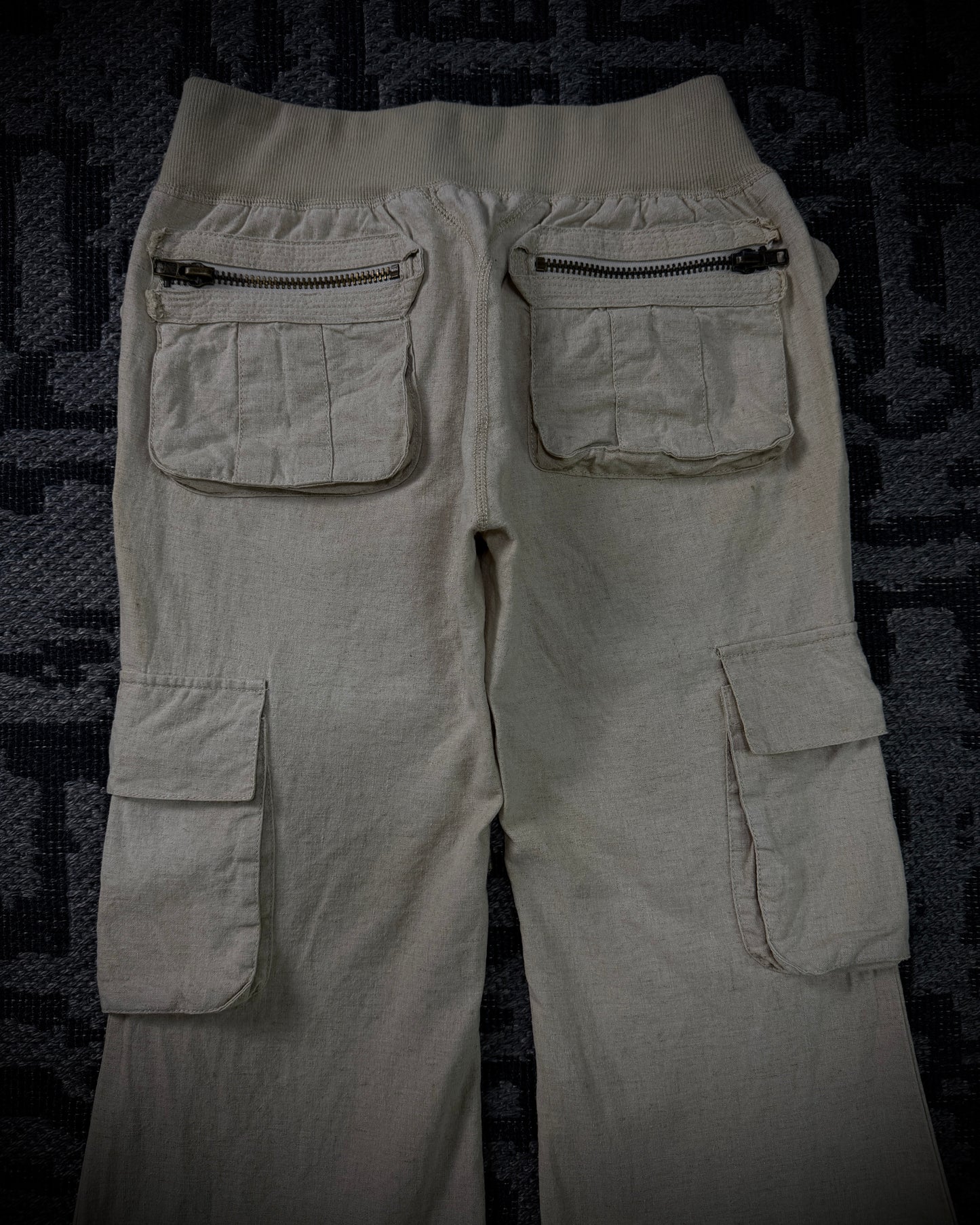 GOA Multi Zip Flared Cargo Pants