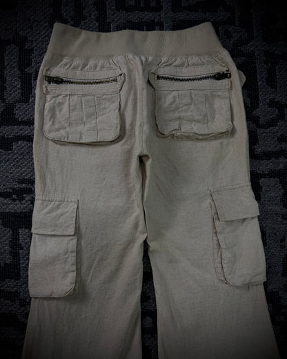 GOA Multi Zip Flared Cargo Pants