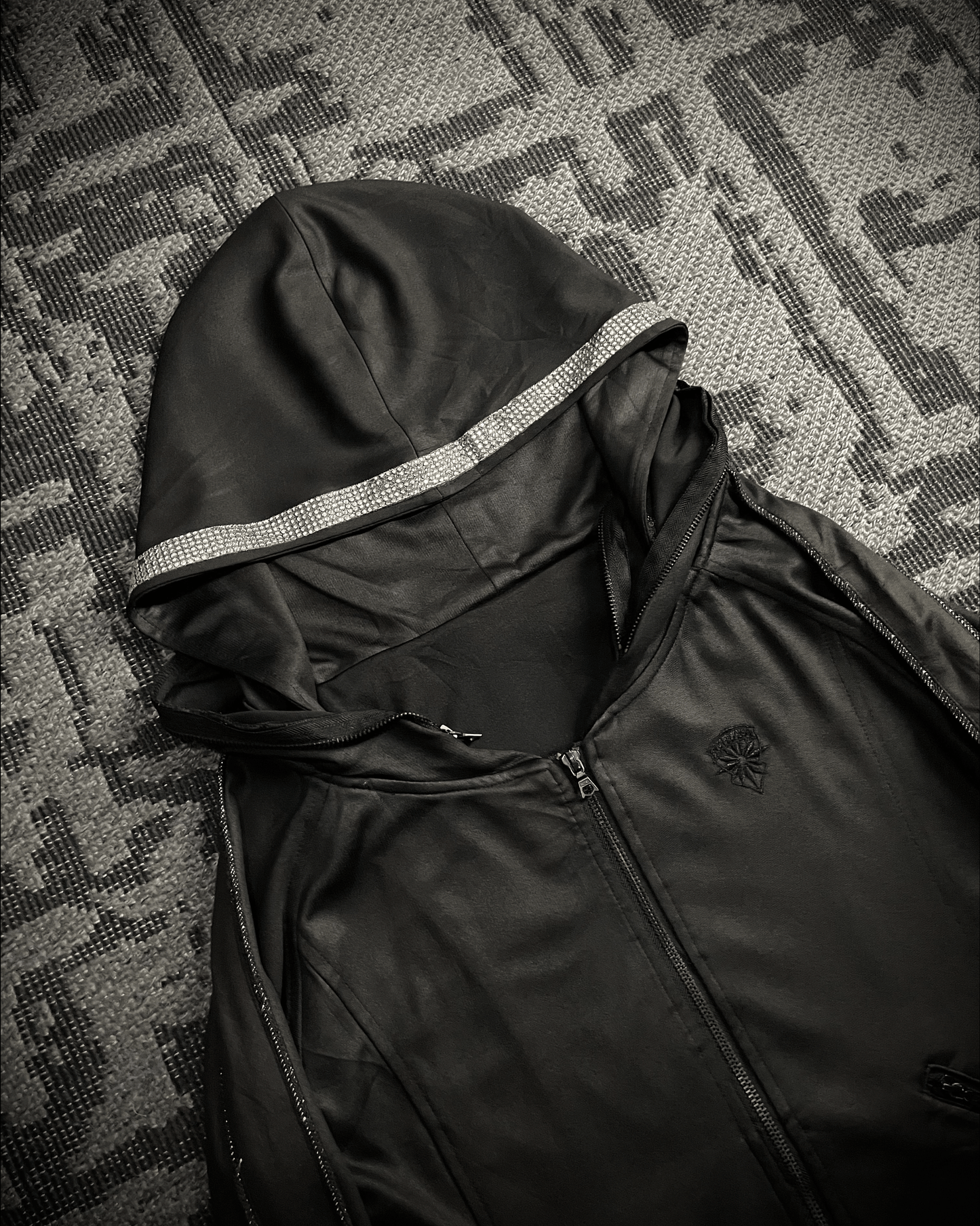 Midas Crystal-embellished Bono Hoodie