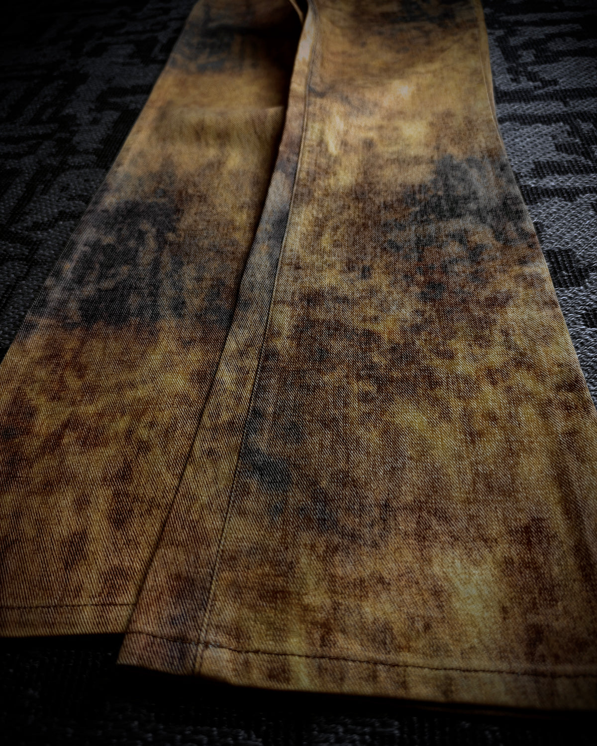 SCHLÜSSEL Burnt Effect Bootcut Pants