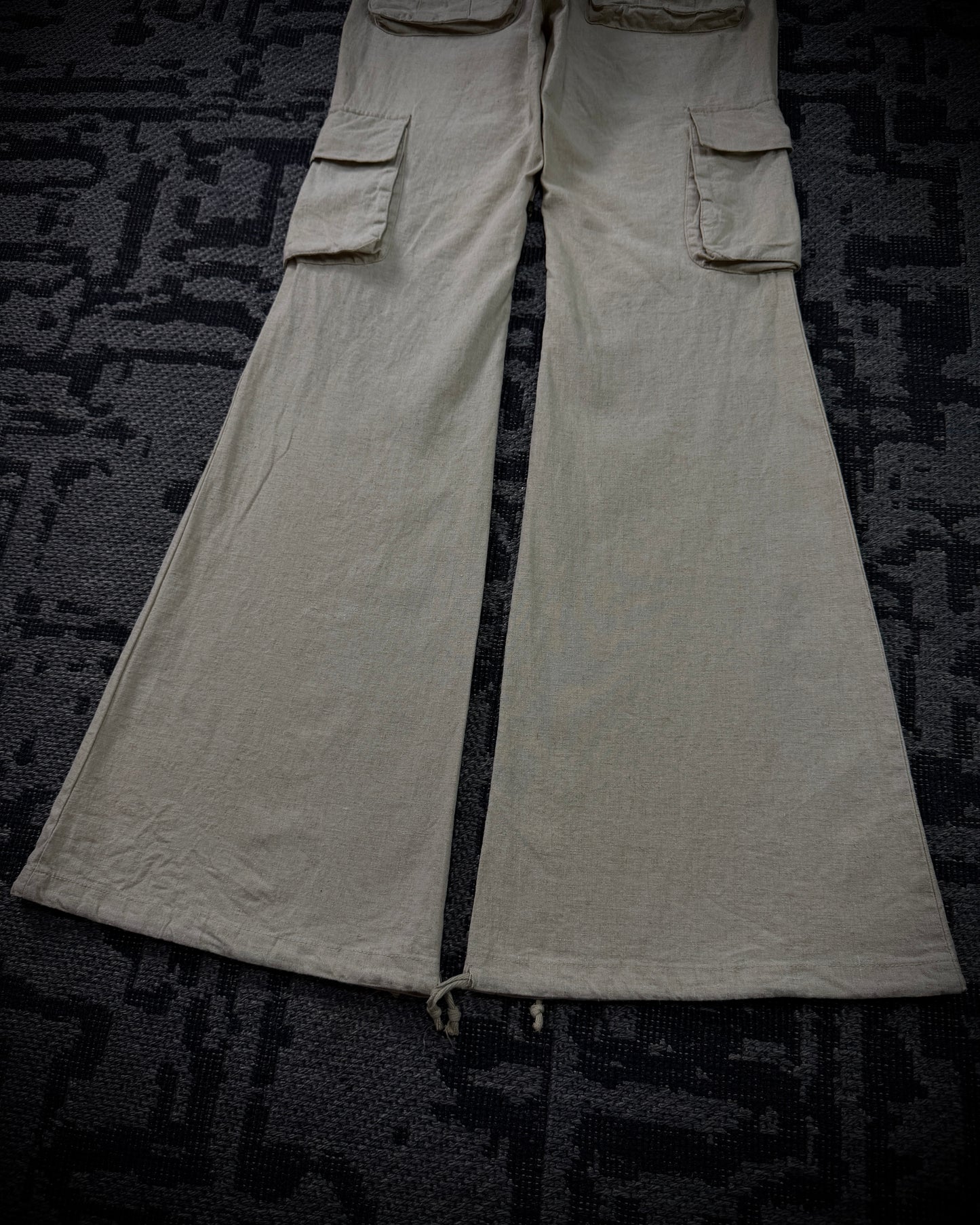 GOA Multi Zip Flared Cargo Pants