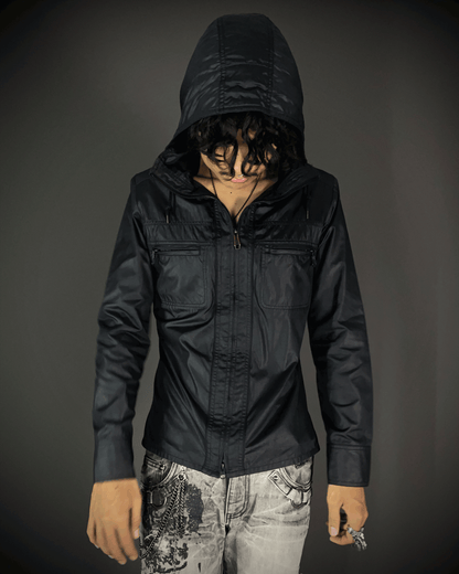 5351 Pour Les Hommes Waxed Shirt Hoodie